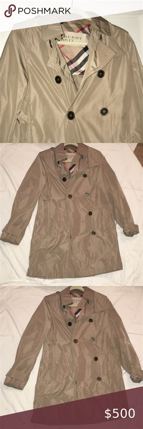 burberry brit trench coat review|authentic burberry brit trench coat.